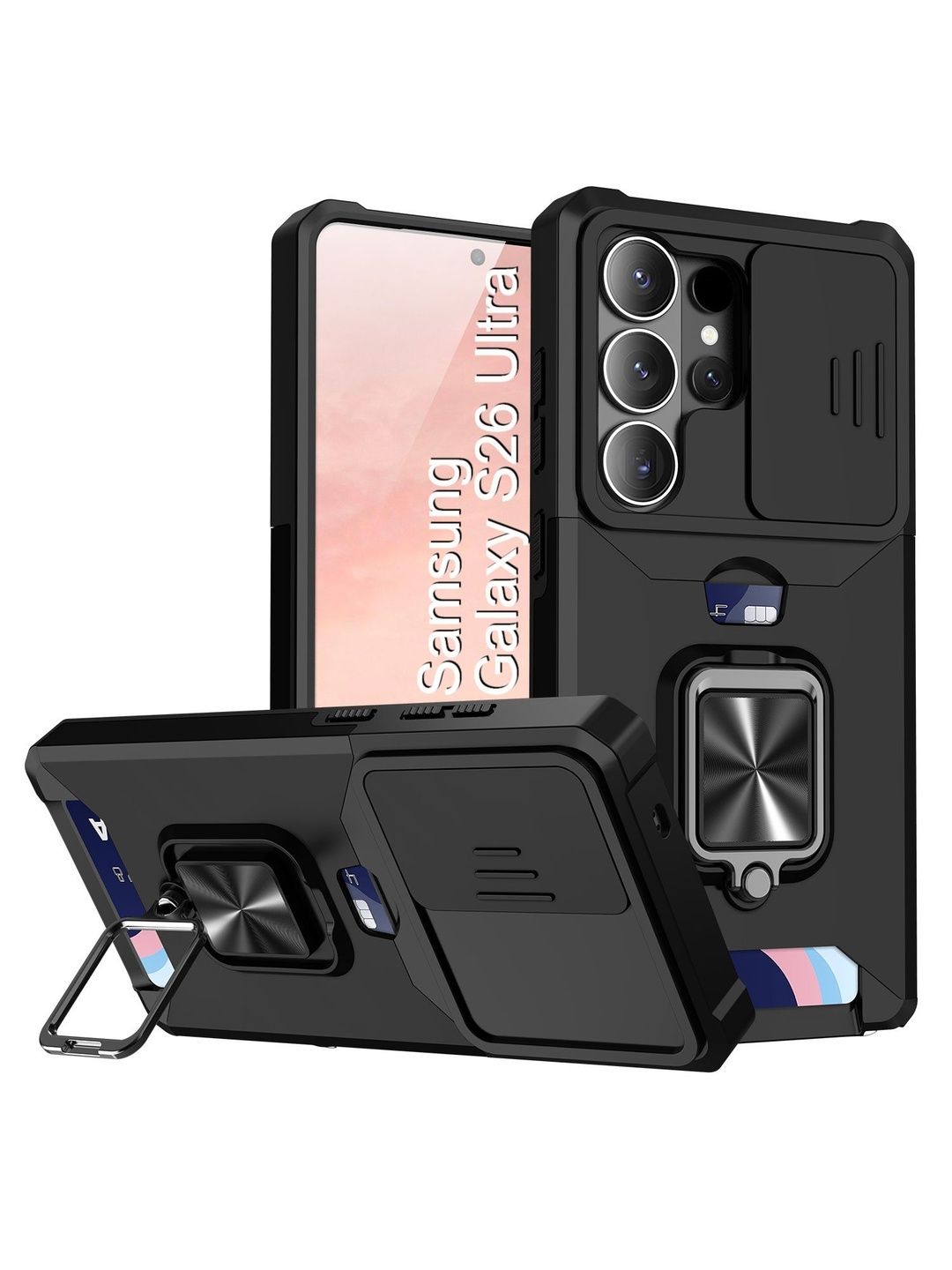 Luxury Kase Solid Printed Samsung Galaxy S26 Ultra 5G Back Case Mobile Accessories-picture-26