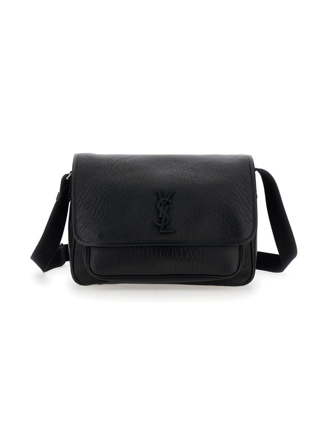 saint laurent Black Niki logo-plaque crossbody bag-picture-24