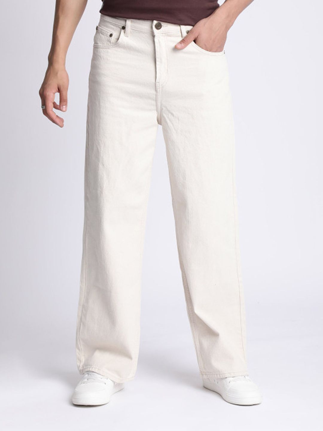 Bene Kleed Men Wide Leg Mid-Rise Jeans-picture-28