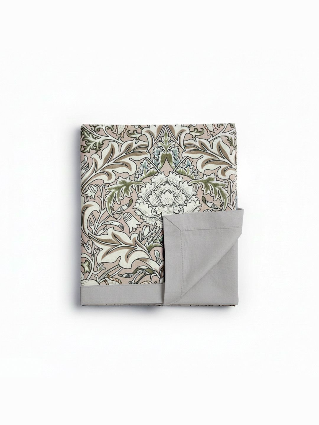 Linen Home Silver-Toned & Multicoloured Floral Summer Dohar-image-25