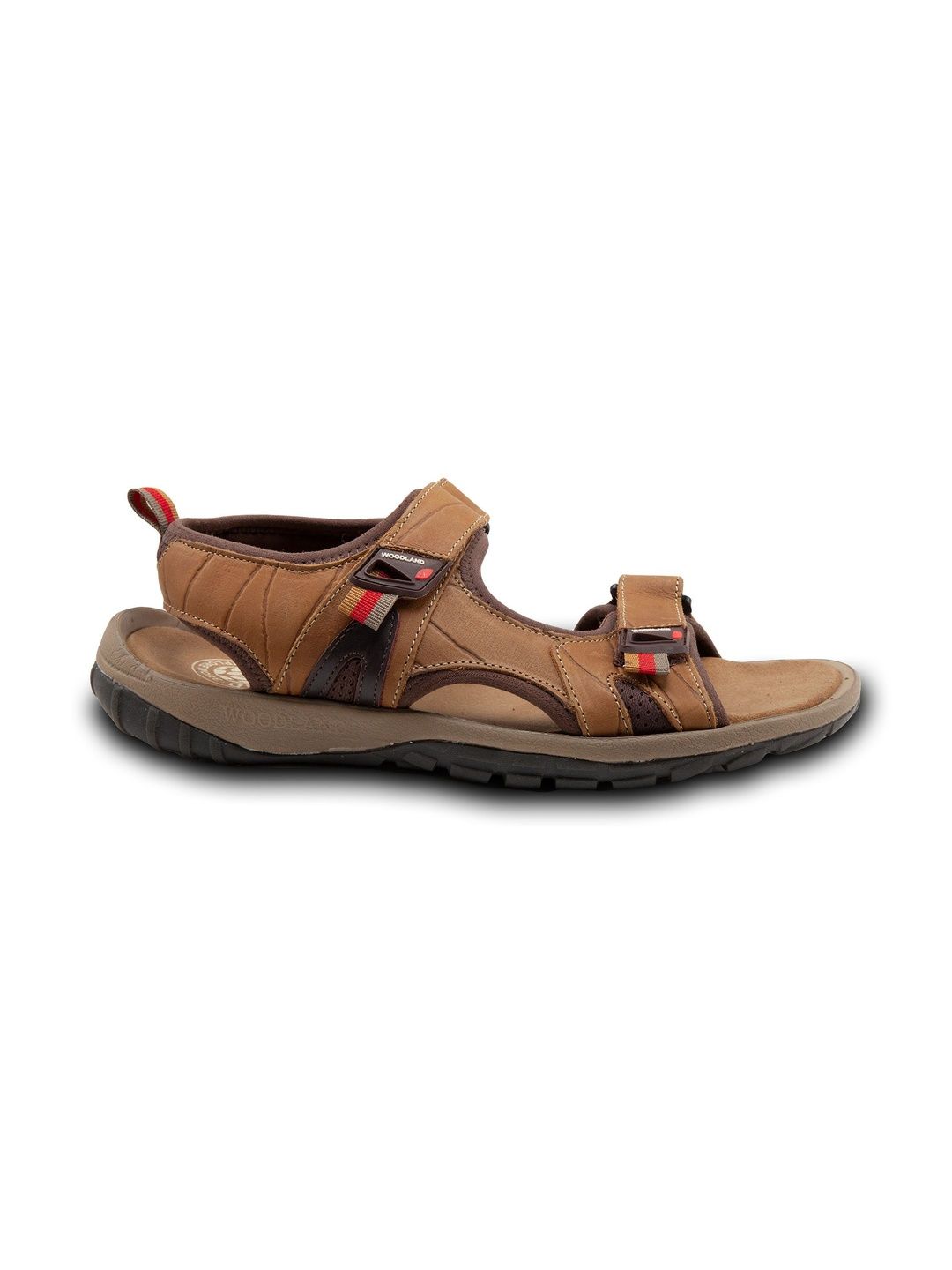 Woodland Men Leather Comfort Sandals-picture-34