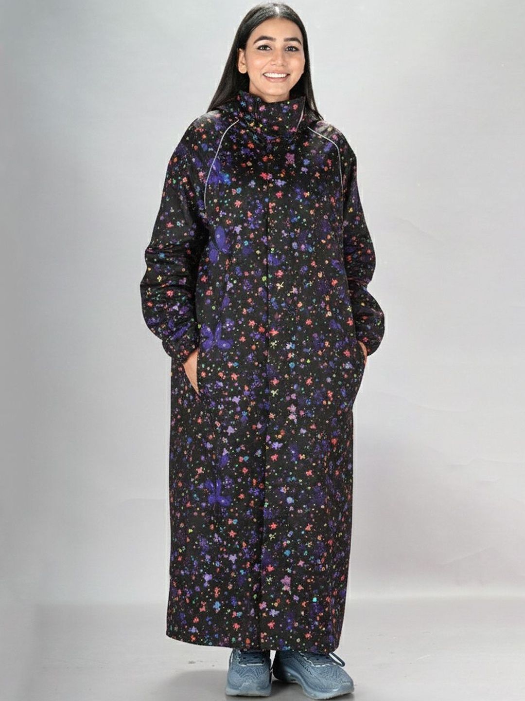 LUX VENUS Women Printed Rain Jacket-picture-32