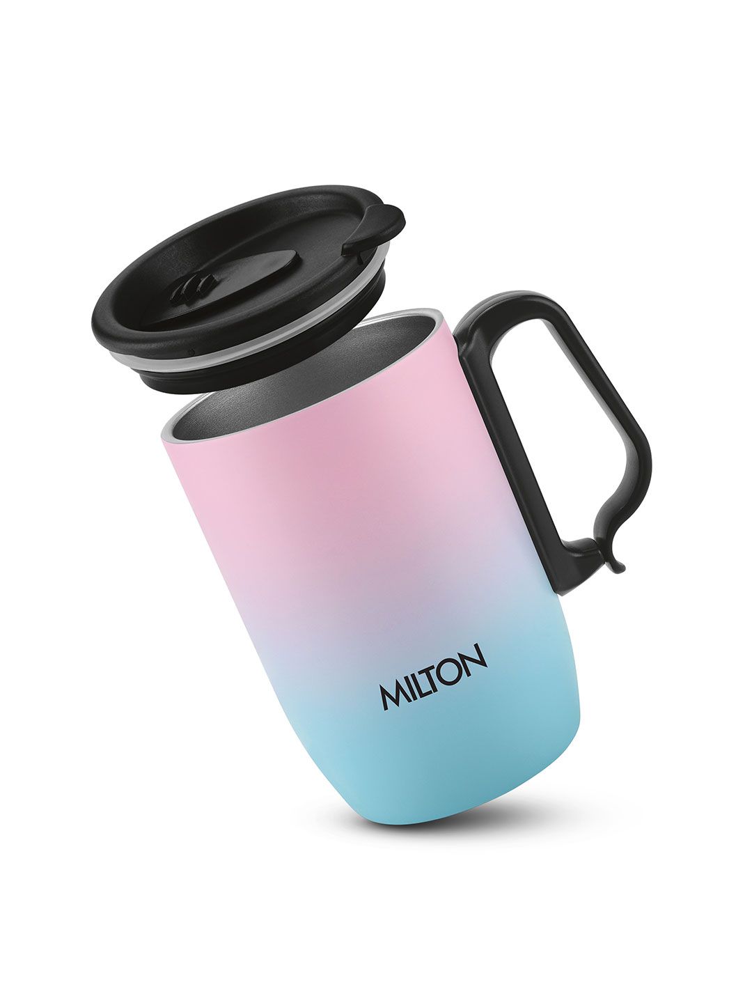 Milton Horizon Pink Stainless Steel Double Walled Coffee Mug 350 ml-picture-12