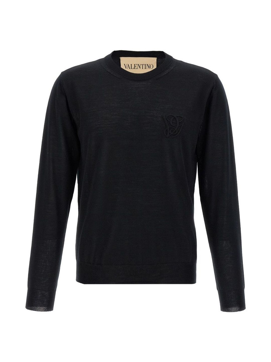 Valentino Black Logo Embroidery Sweater-picture-23