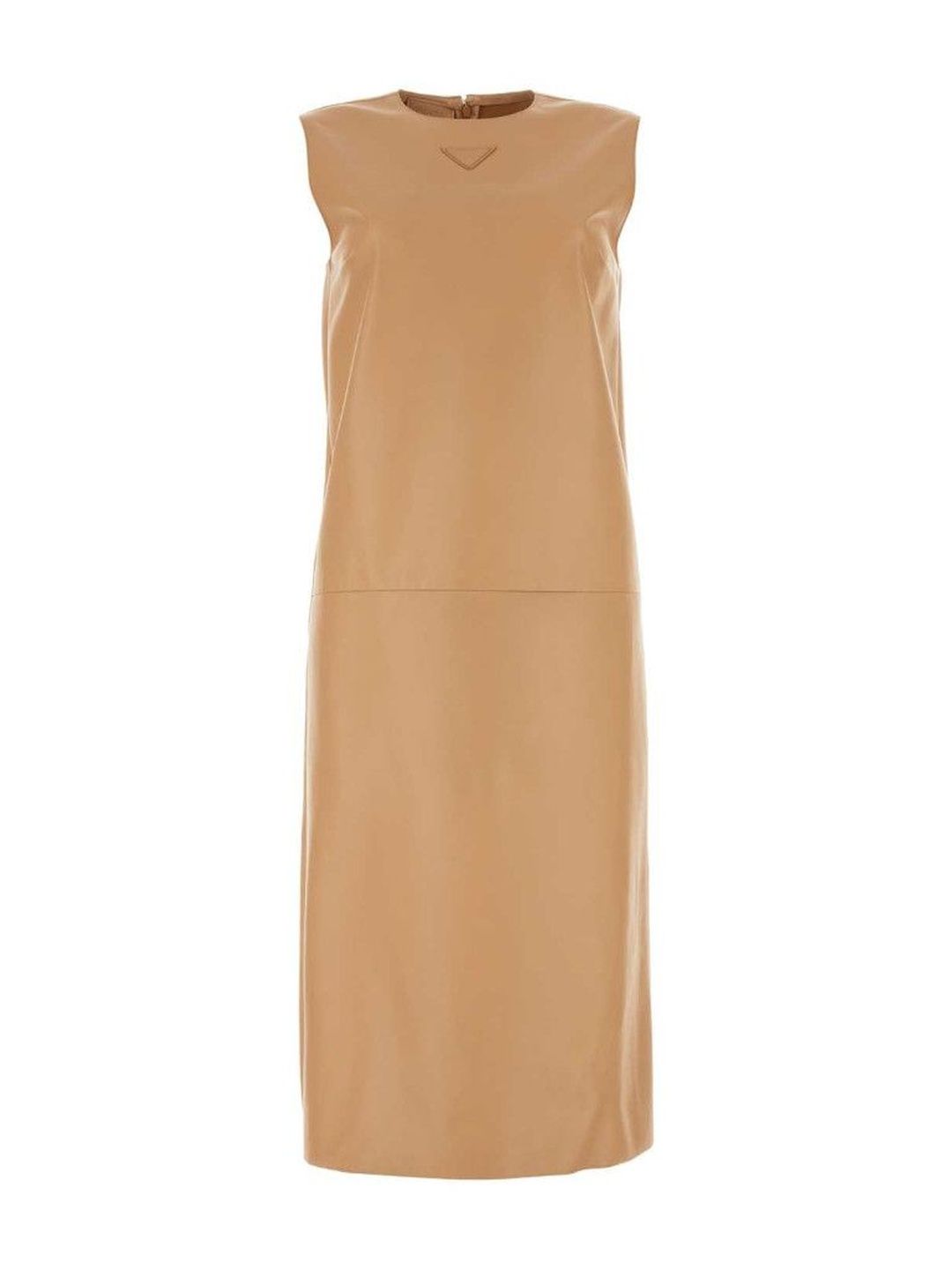 Prada Women Brown Leather Dresses-picture-19