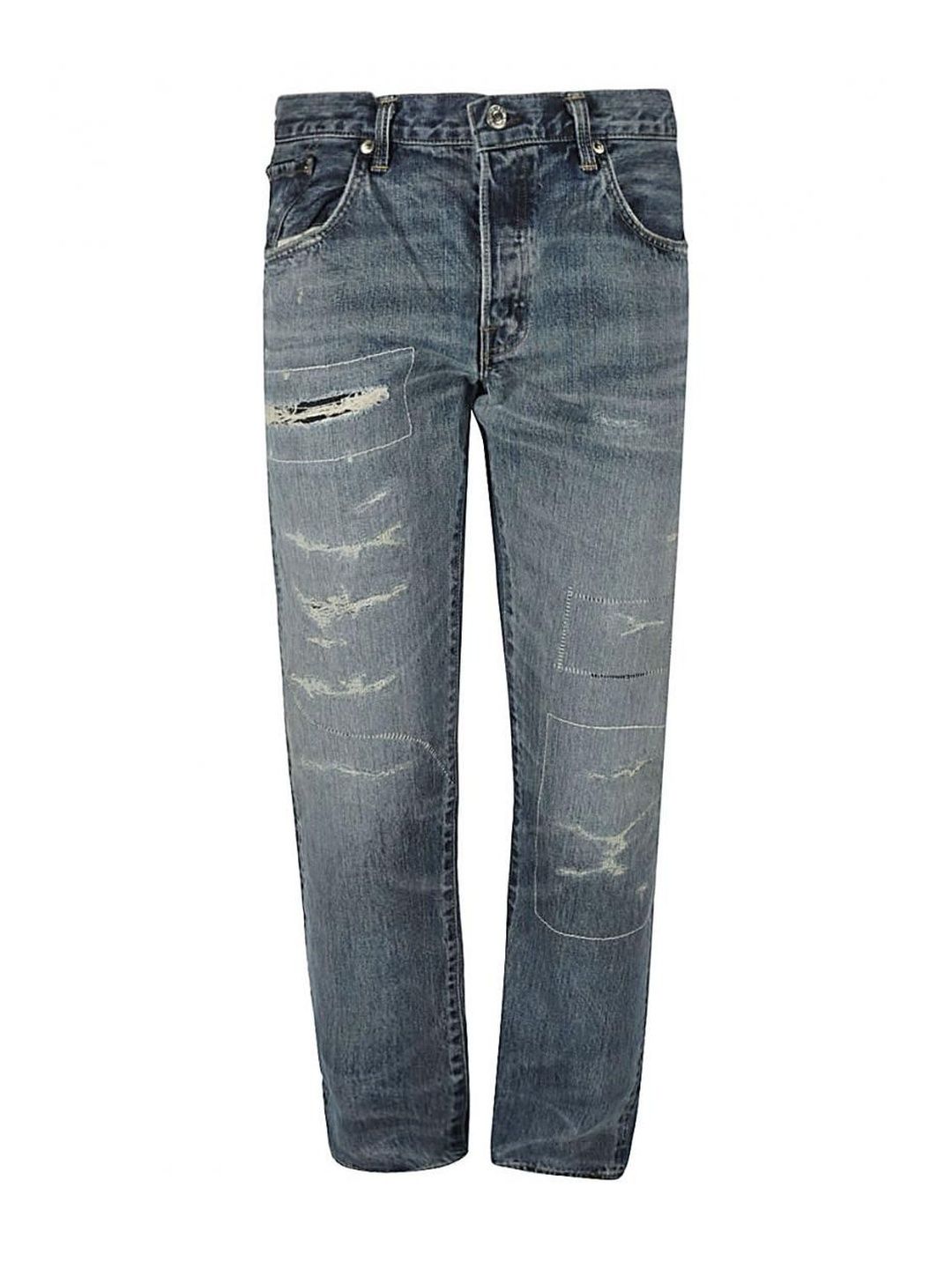 Edwin Dark Blue Regular Tapered Denim Jeans-picture-34