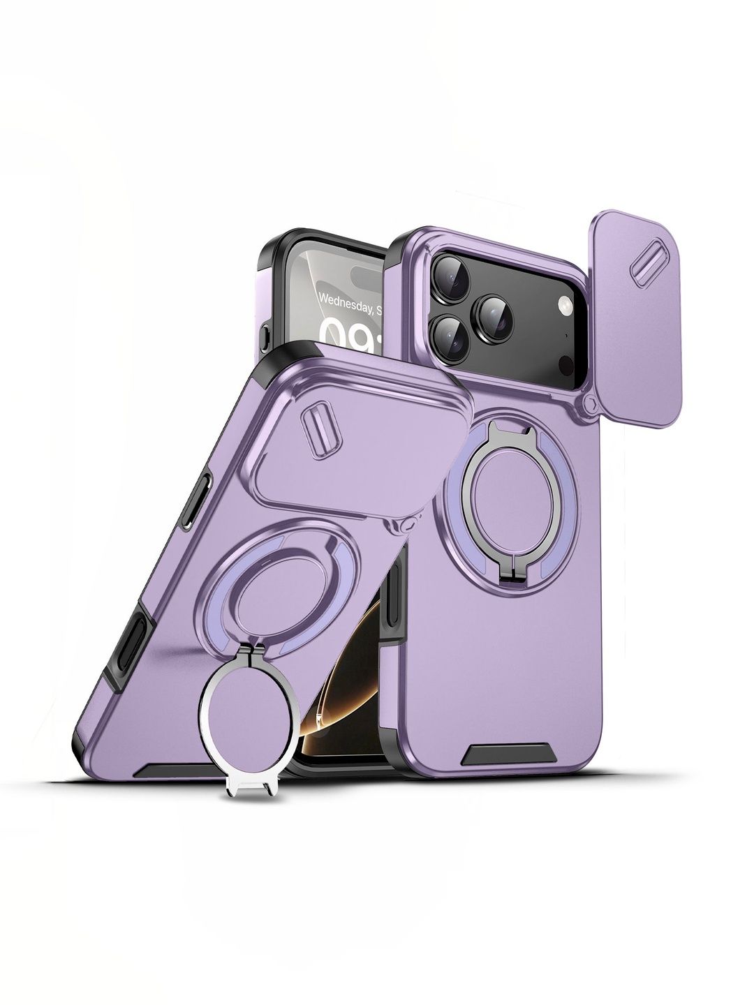 Luxury Kase Solid Printed iPhone 17 Pro Back Case Mobile Accessories-picture-23