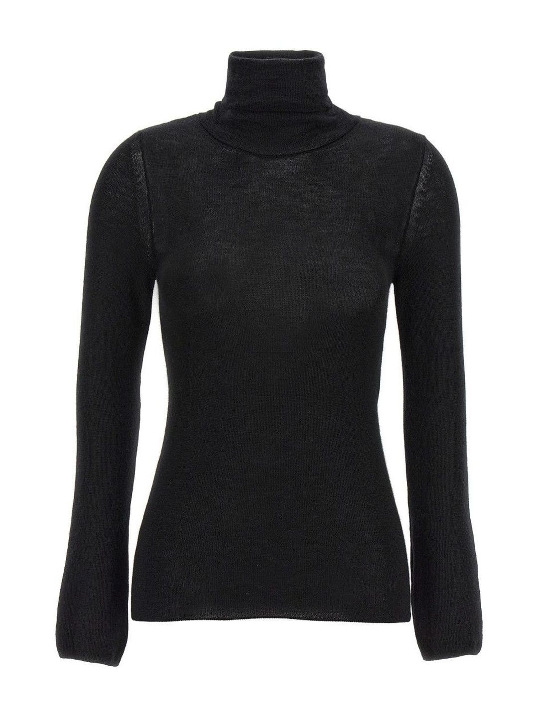 Tom Ford Black Silk Cashmere Turtleneck Sweater-picture-15