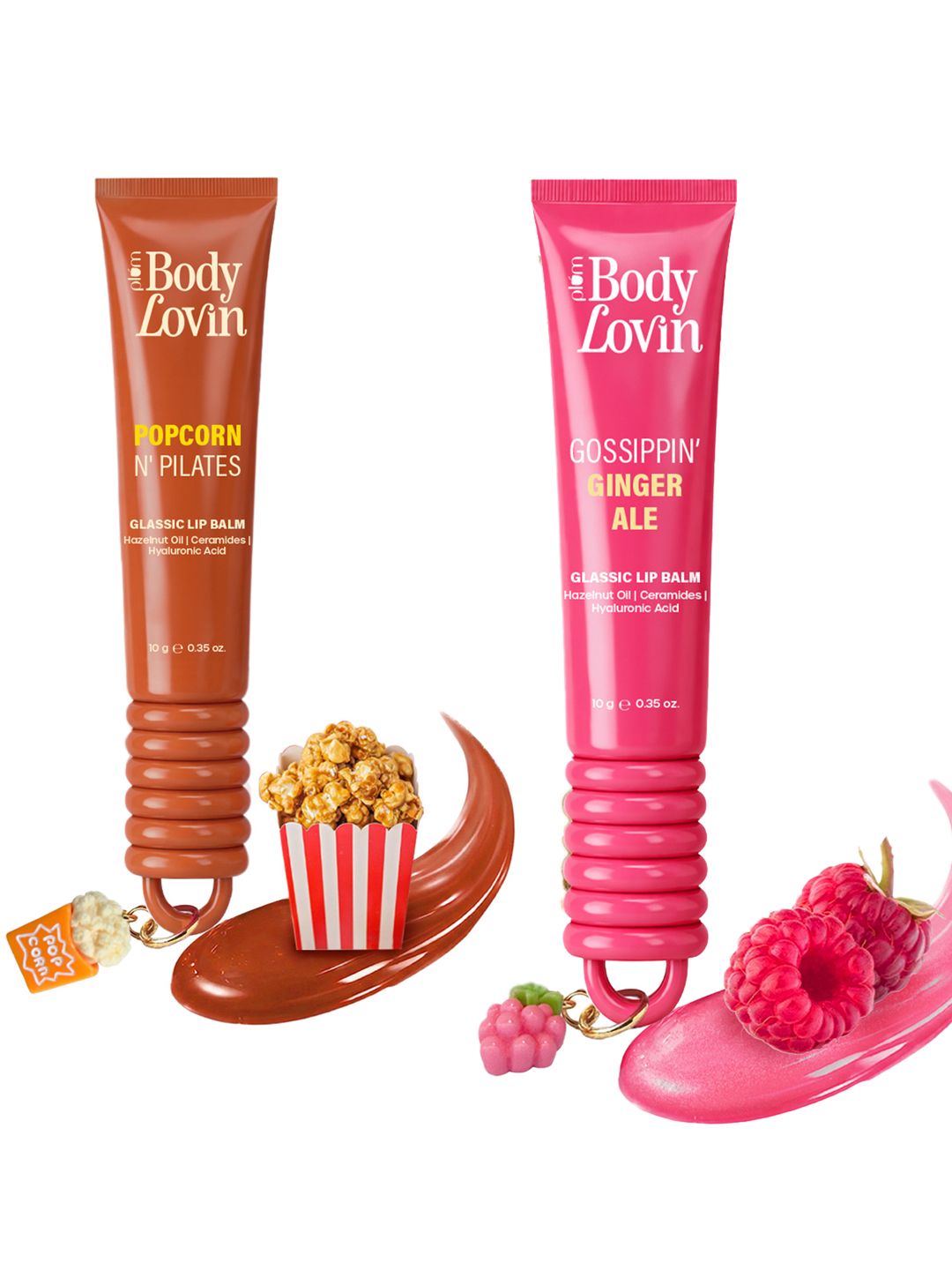 Plum Set of 2 BodyLovin' Glassic Lip Balm with Hazelnut Oil - 10 g each-picture-36