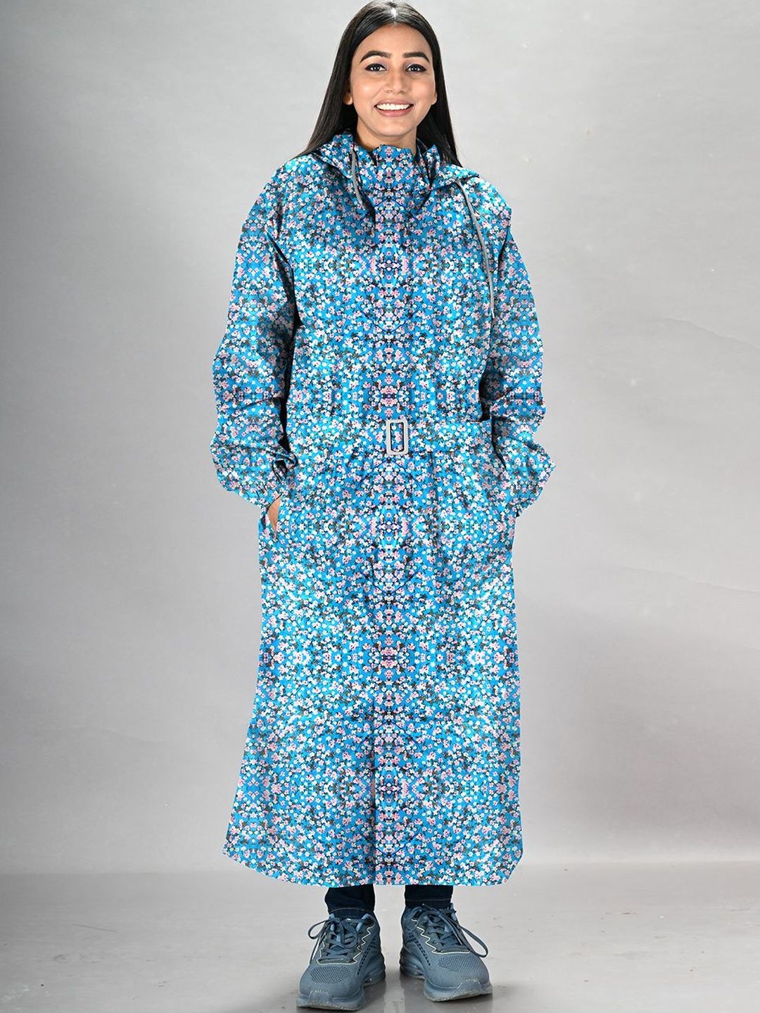 LUX VENUS Women Printed Rain Jacket-picture-25