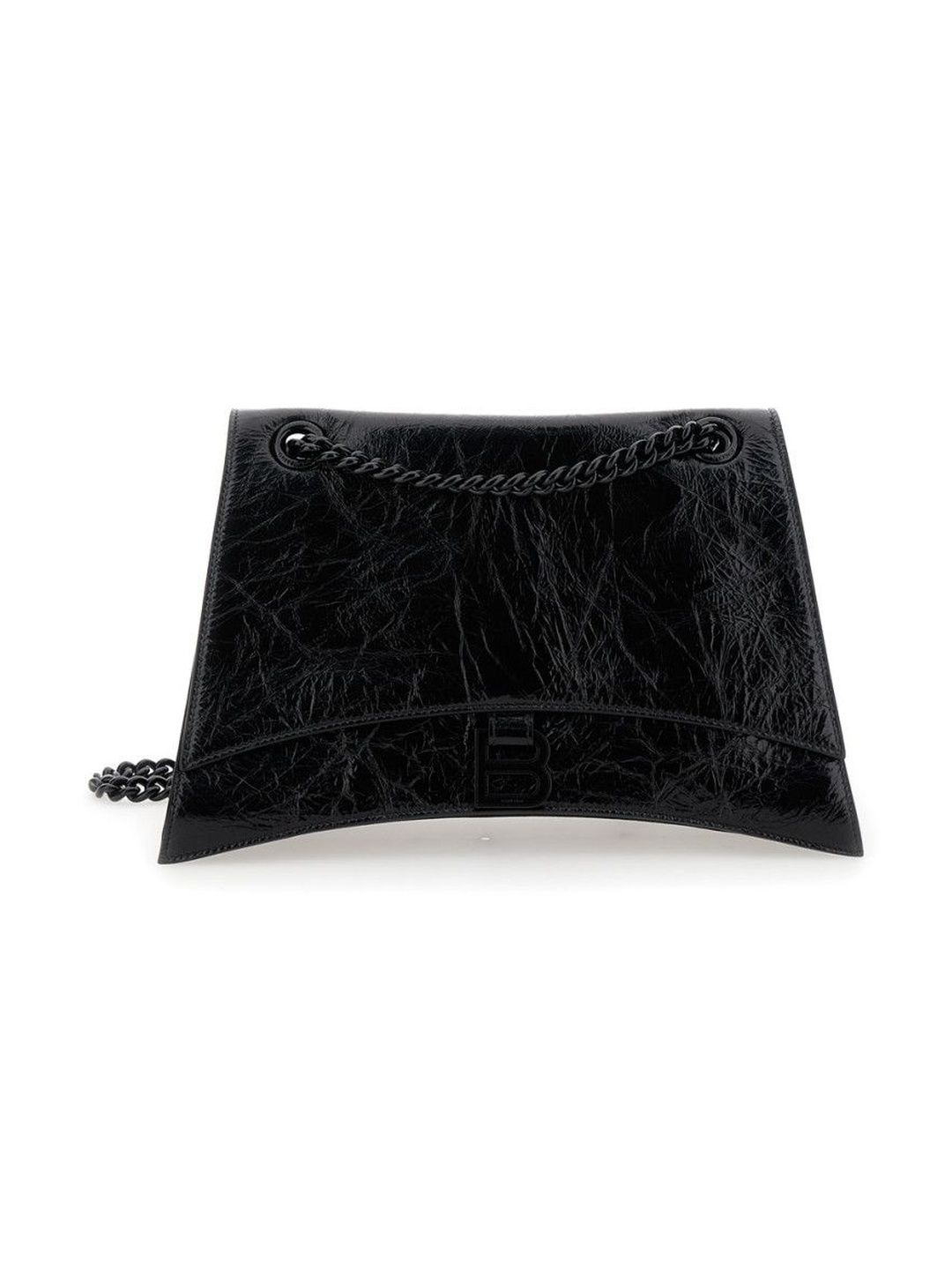 balenciaga Black Medium Crush Black Crossbody Bag-picture-50