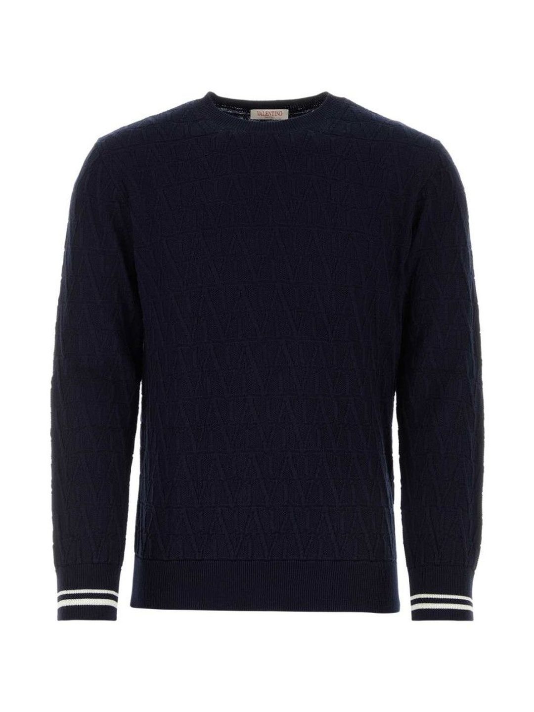 Valentino Navy Blue Round Neck Sweater-picture-43