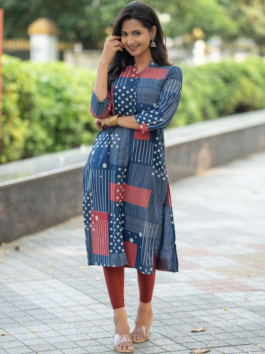 HAY Women Printed Indie Prints Kurta-image-6