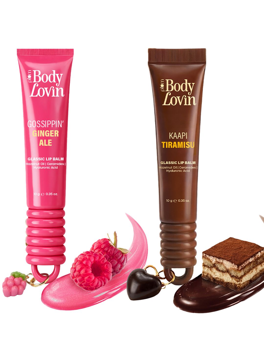 Plum Set of 2 BodyLovin' Glassic Lip Balm with Hazelnut Oil - 10 g each-picture-34