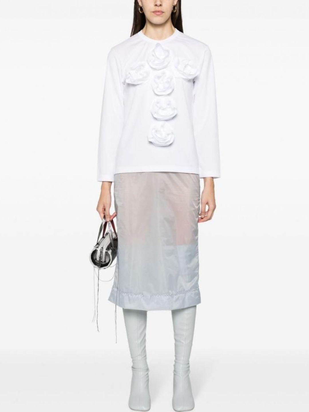 Maison Margiela Women White Polyamide Skirts-picture-33