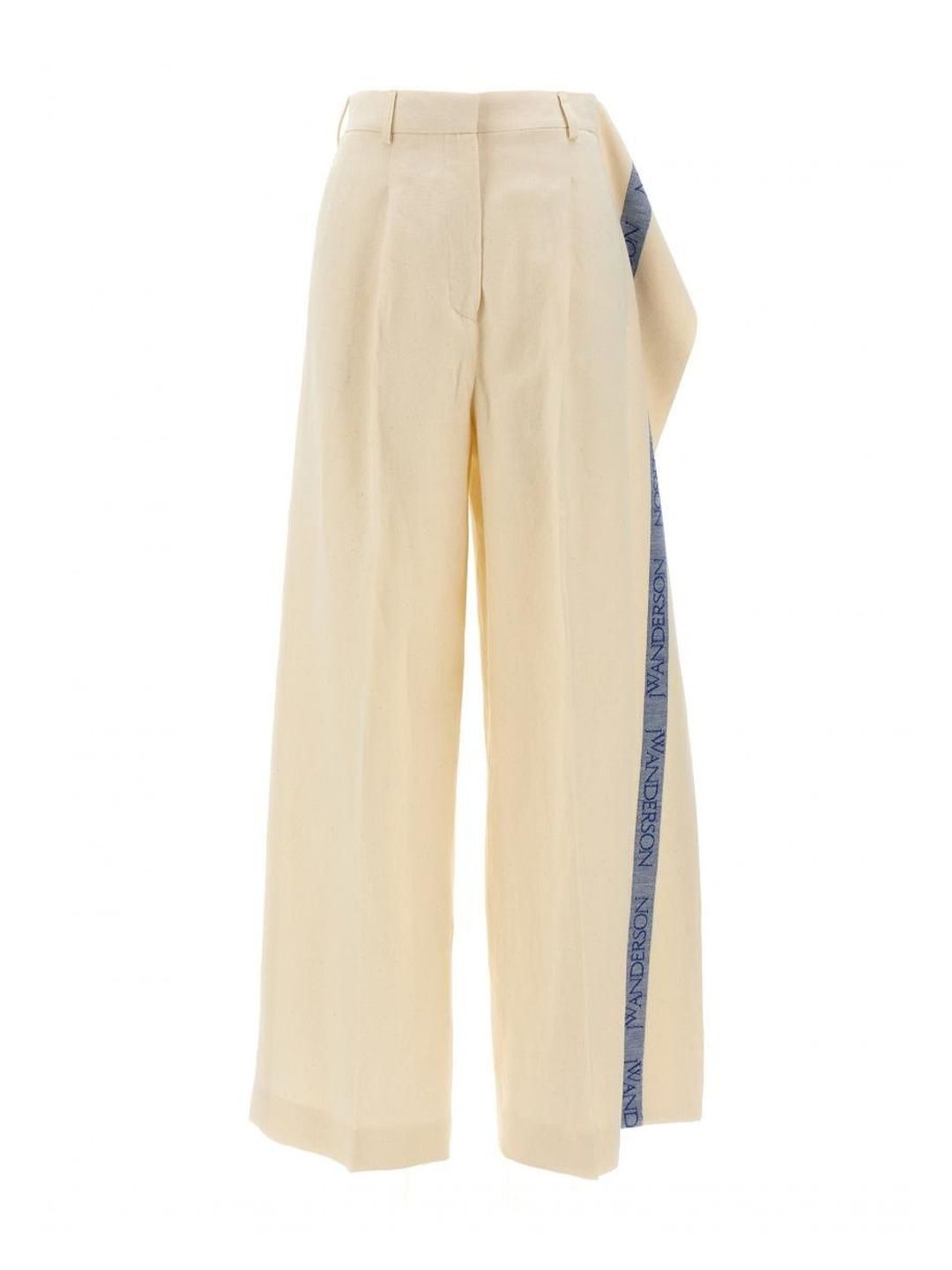 JW Anderson Beige Logo Band Panel Pants-picture-58
