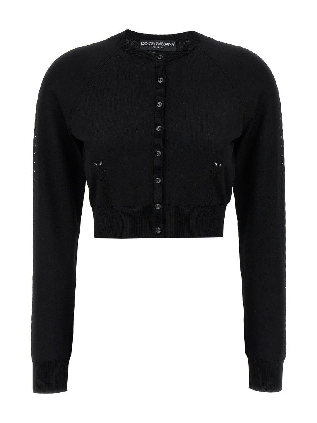 Dolce & Gabbana Black Viscose Cardigan-picture-24