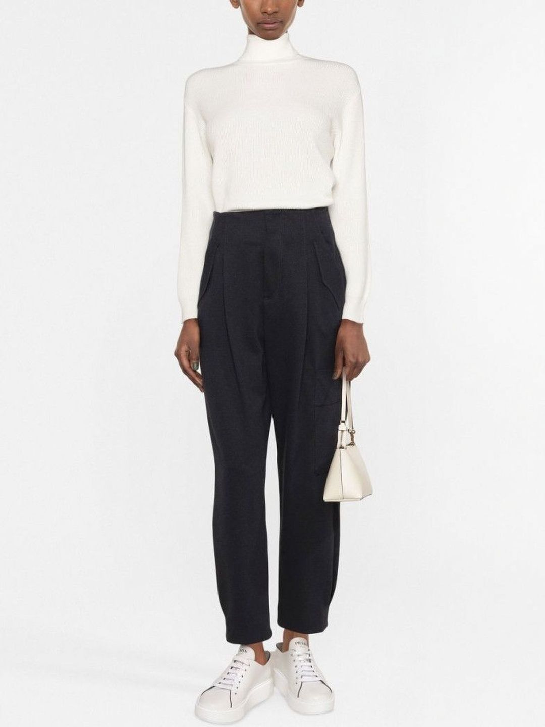 Brunello Cucinelli White Turtleneck Sweater-picture-17