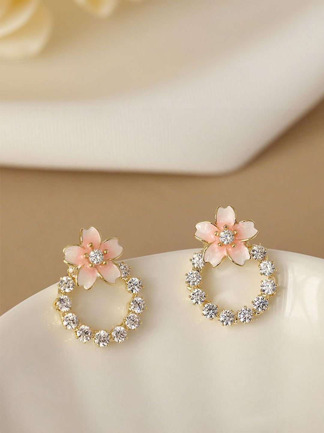 Dazzle21 Floral Studs Earrings-picture-52