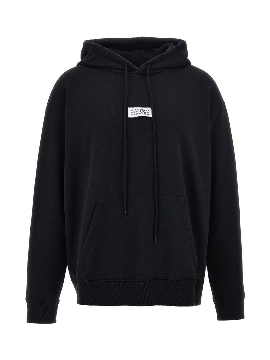 MM6 Maison Margiela Black Numeric Signature Mm6 Hoodie-picture-14