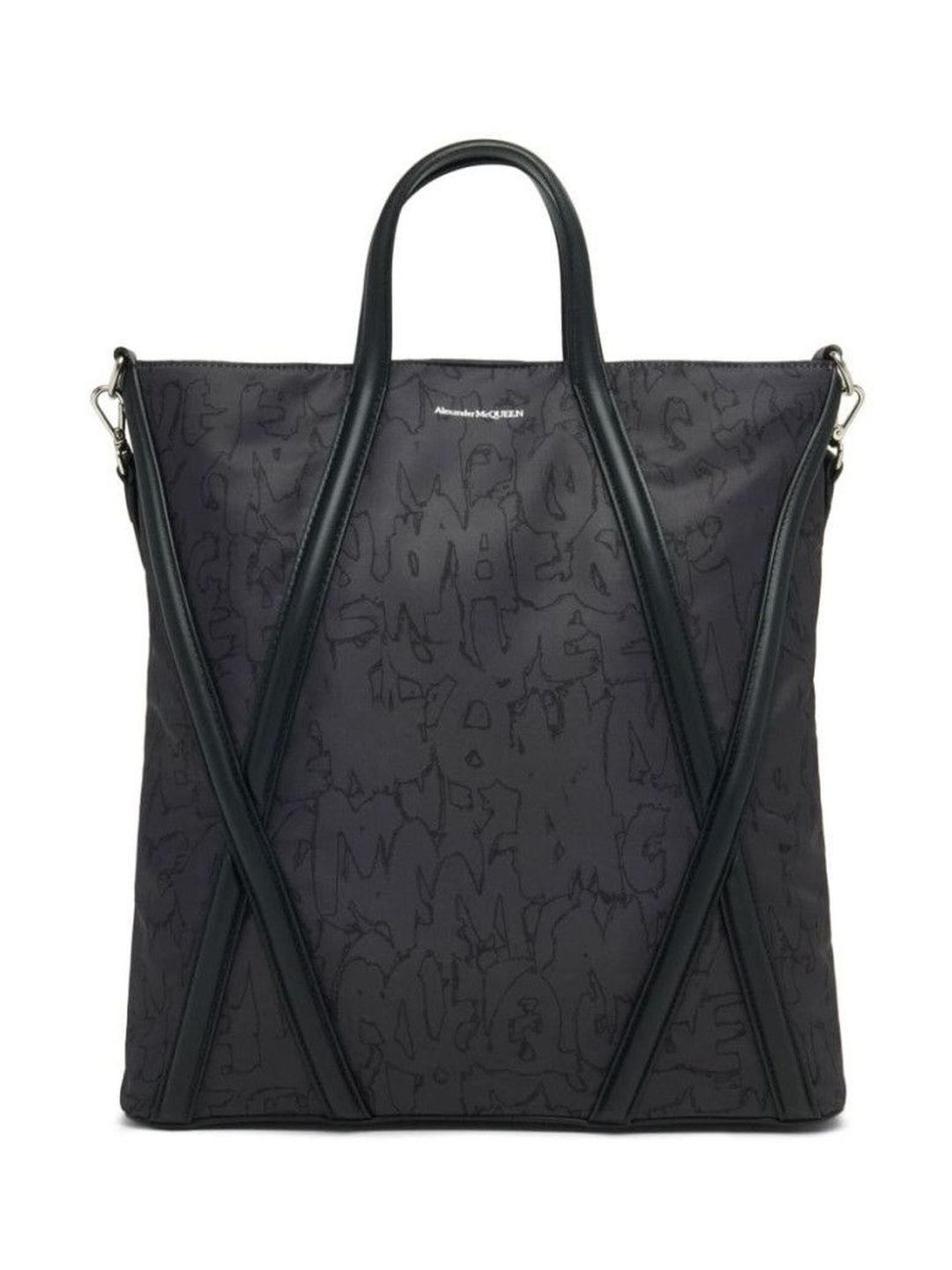 alexander mcqueen Black The Harness Shopper Bag-picture-24