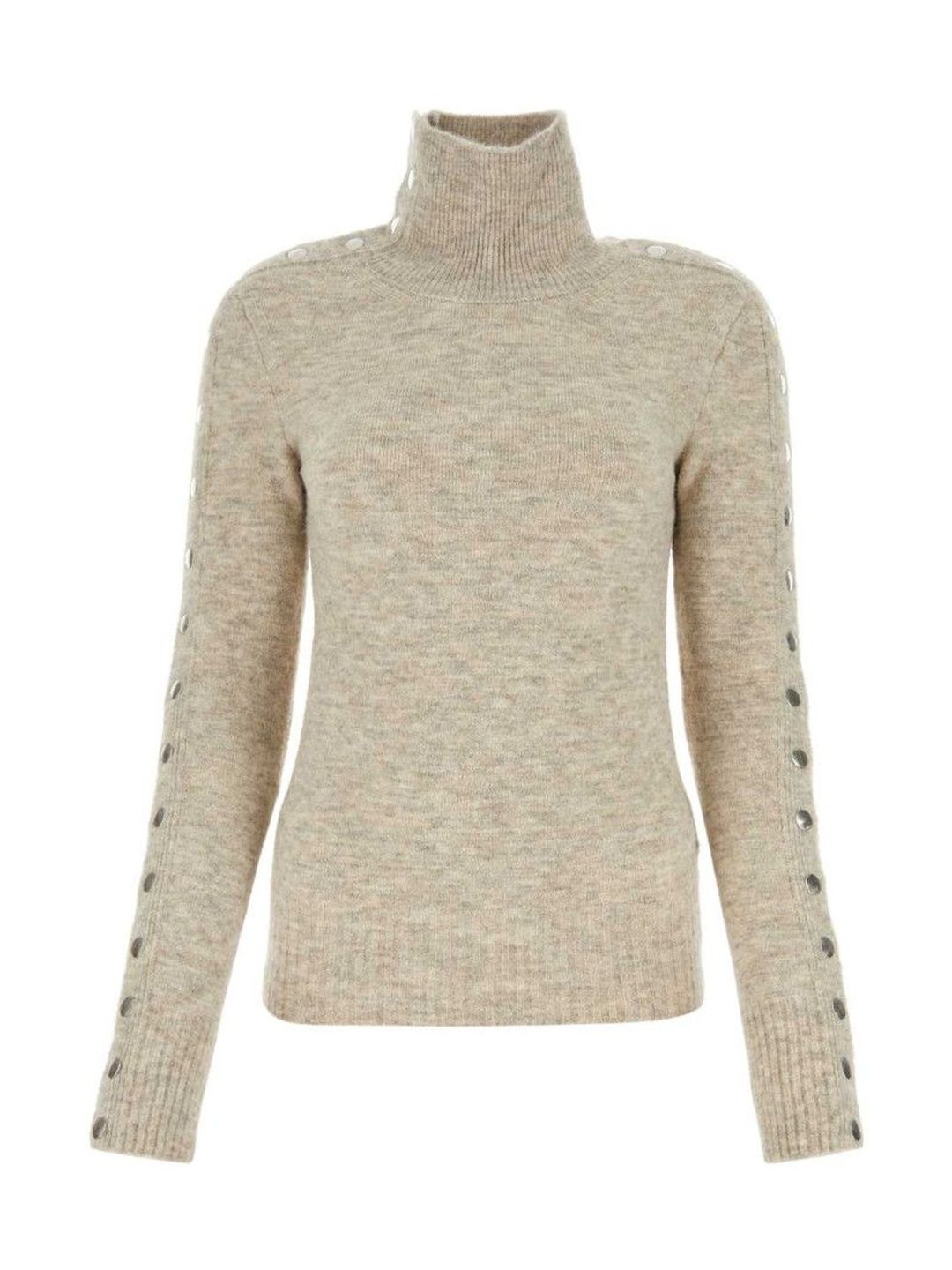 Isabel Marant Melange Sand Nylon Blend Malo Sweater-picture-29