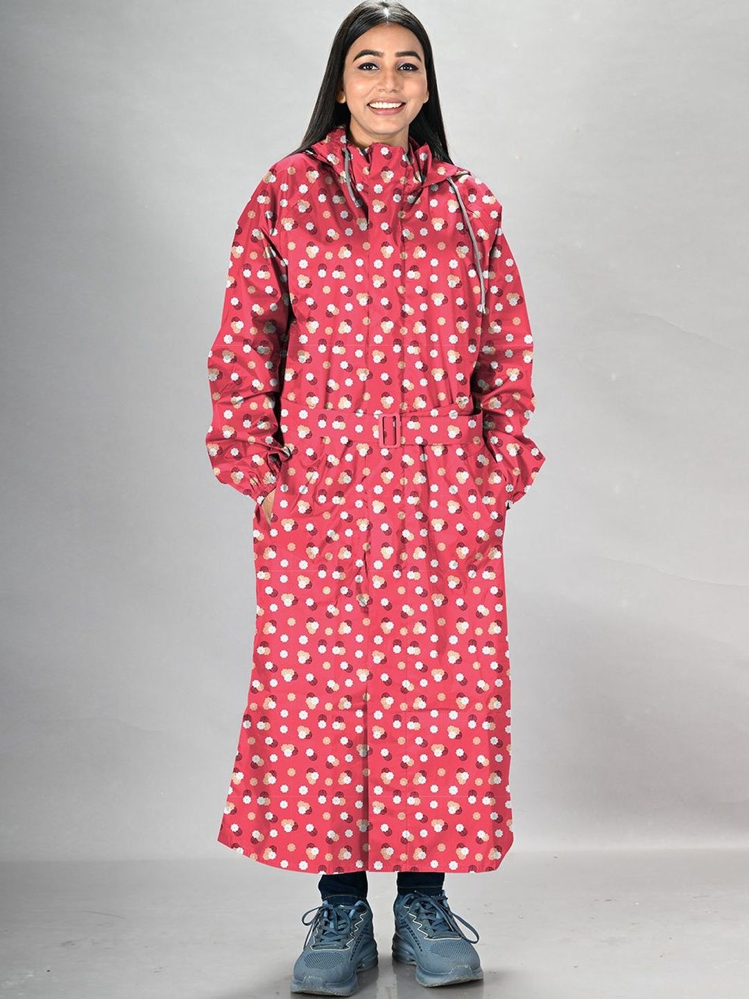 LUX VENUS Women Printed Rain Jacket-picture-27