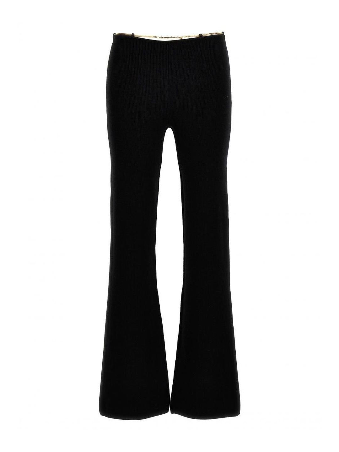 Alexander Wang Black Gold Nameplate Chain Pants-picture-16