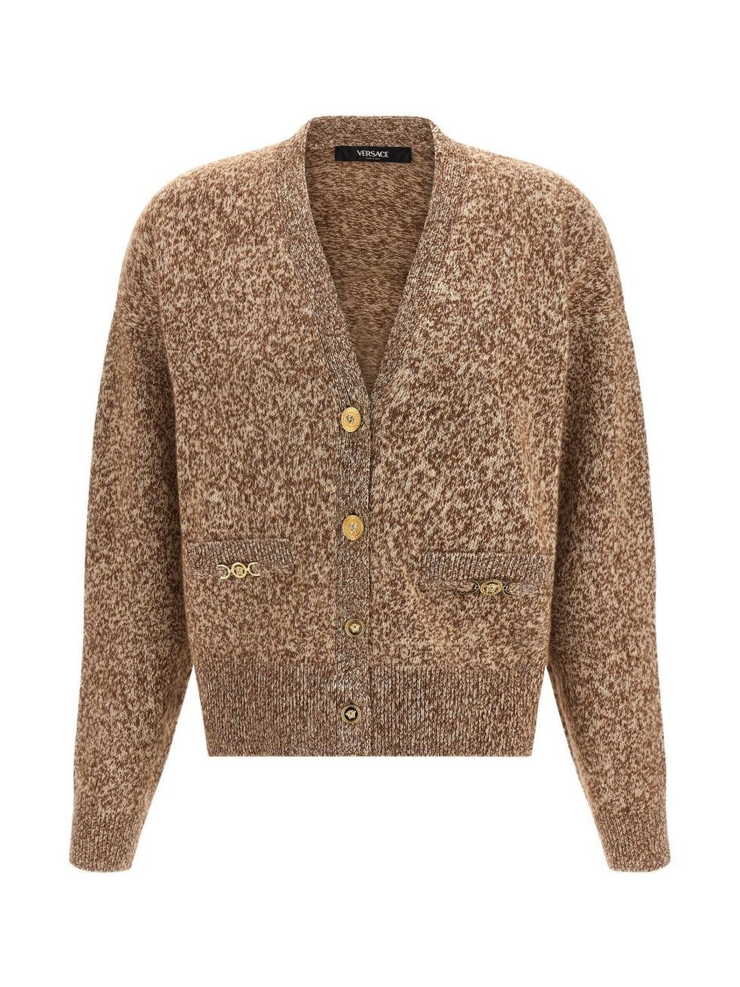 Versace Beige Medusa 95 Button Cardigan-picture-22
