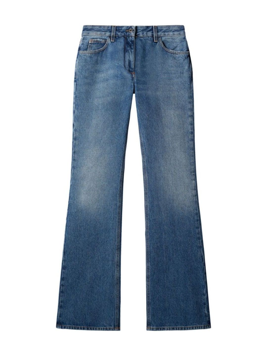 Off-White Navy Blue Slim Fit Denim Jeans-image-28