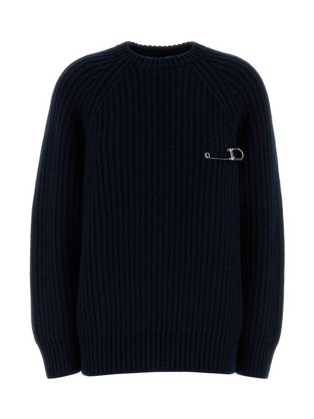 Prada Navy Blue Ribbed Sweater-picture-54