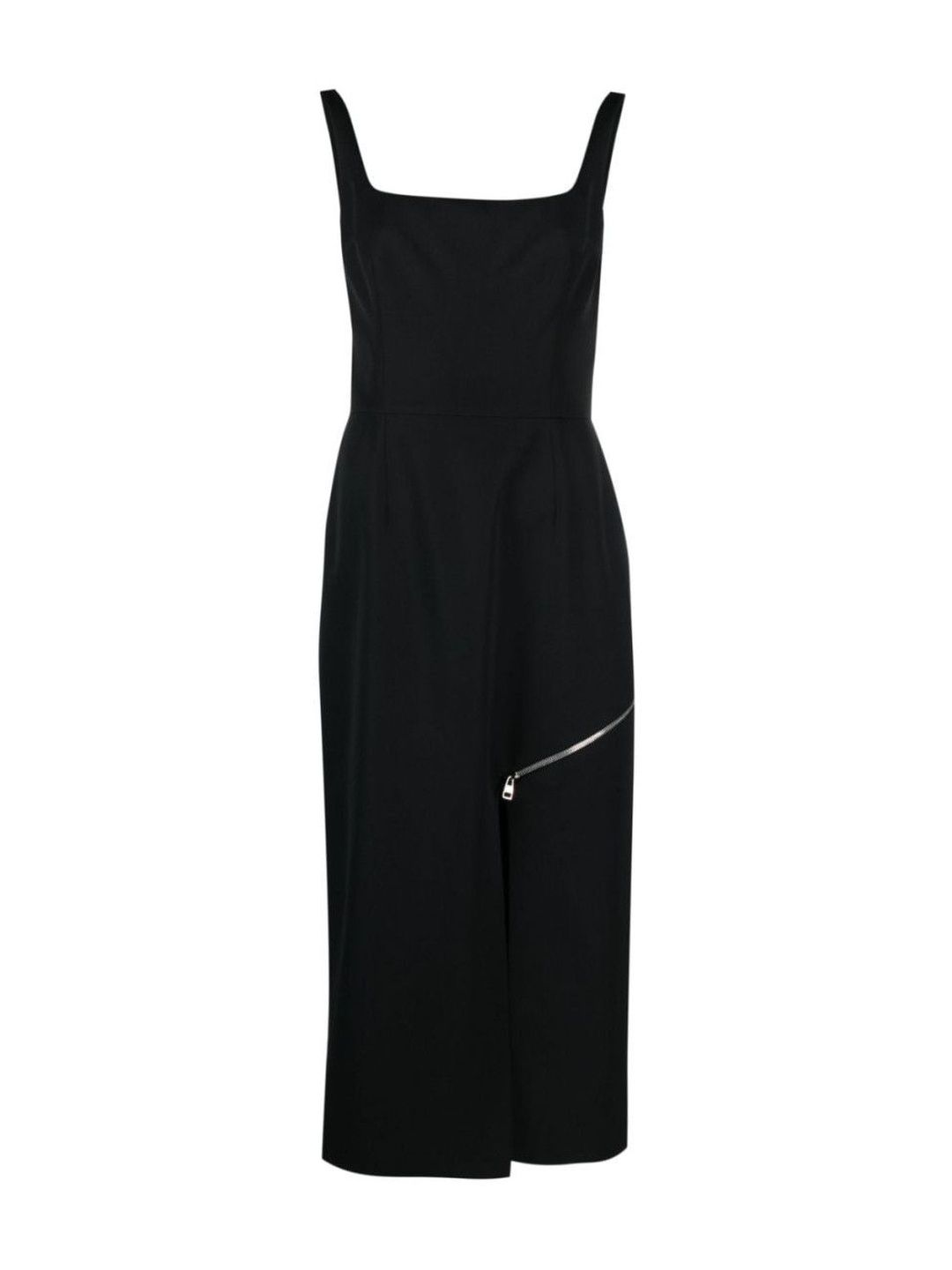 Alexander McQueen Grain De Poudre Wool Midi Dress-picture-38