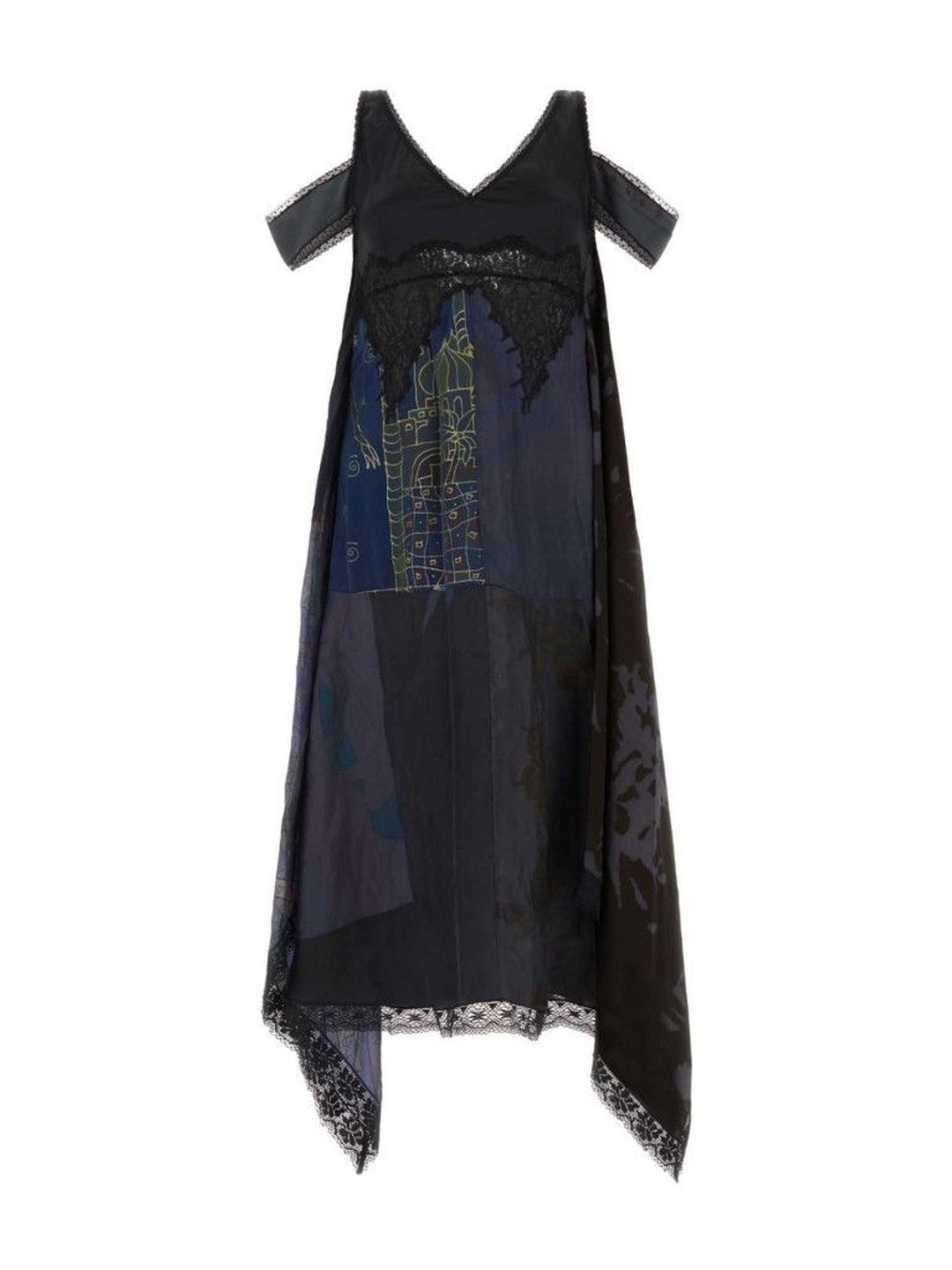 Marine Serre Multicolor Silk Dress-picture-55
