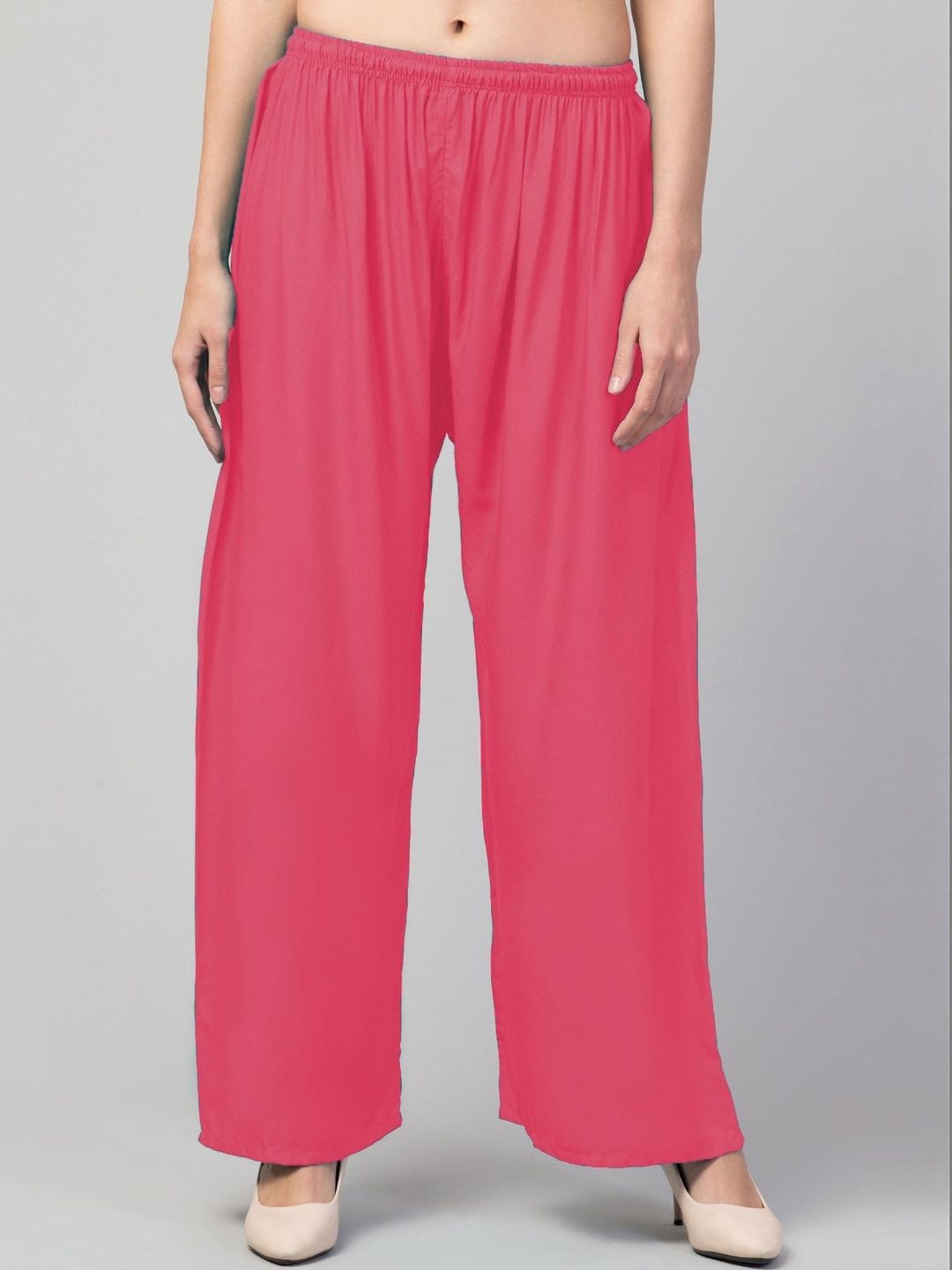 SHAUKIYA Women Flared Knitted Ethnic Palazzos-image-20