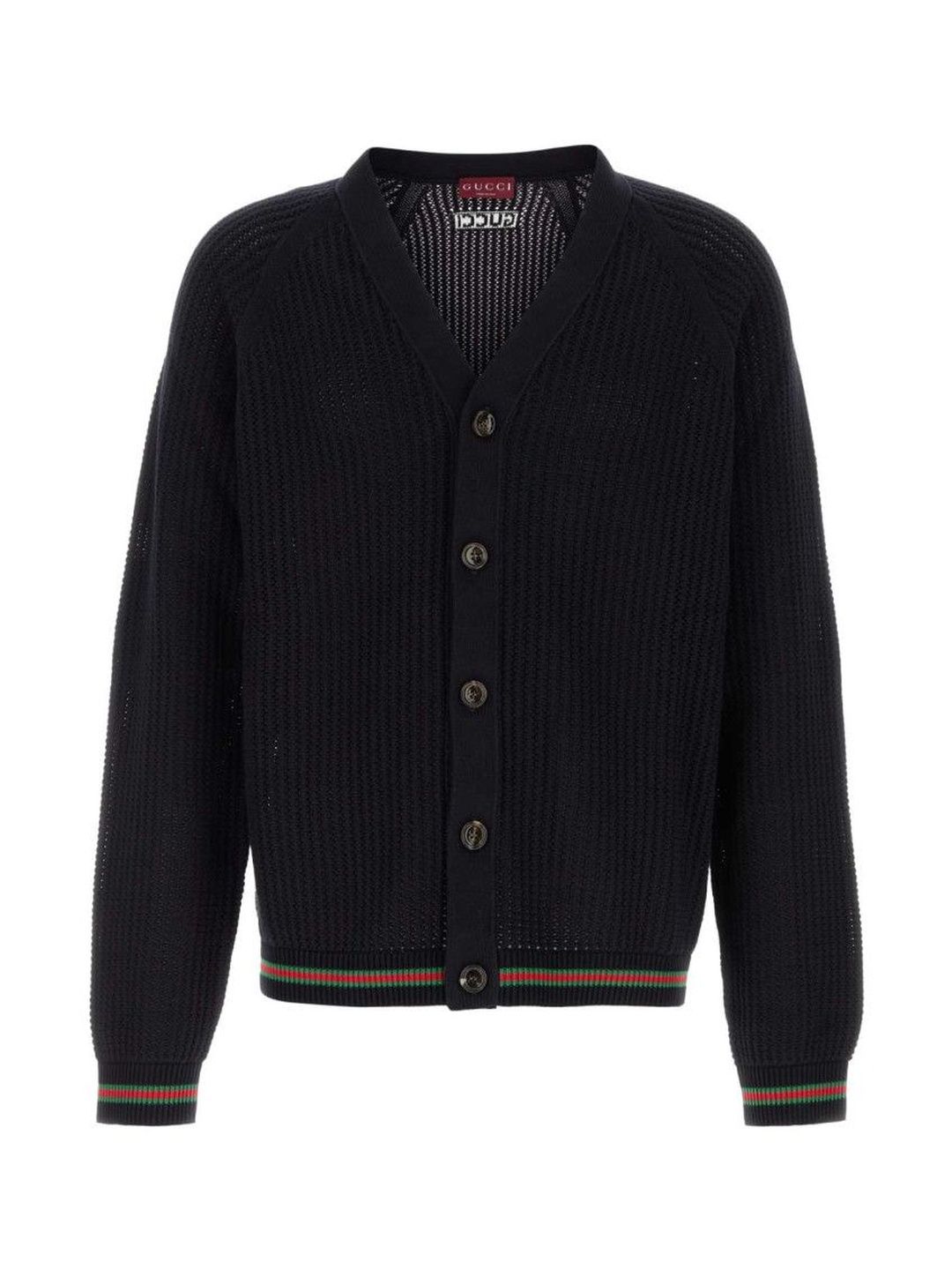 Gucci Navy Blue Crochet Cardigan-picture-37