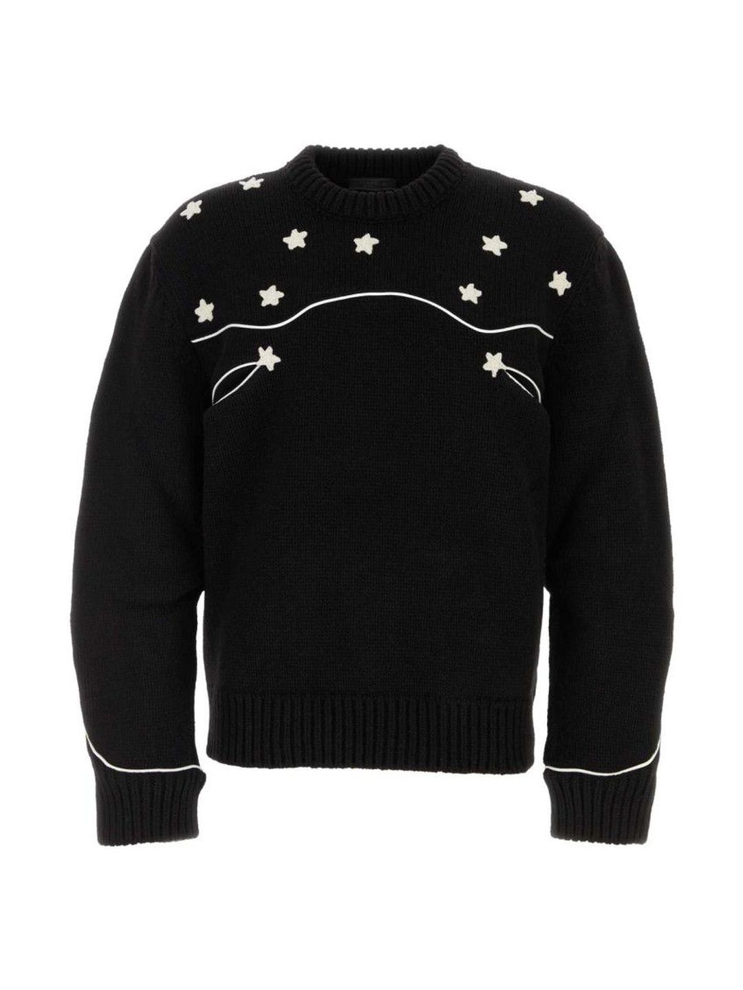 Prada Black Wool Embroidered Sweater-picture-33