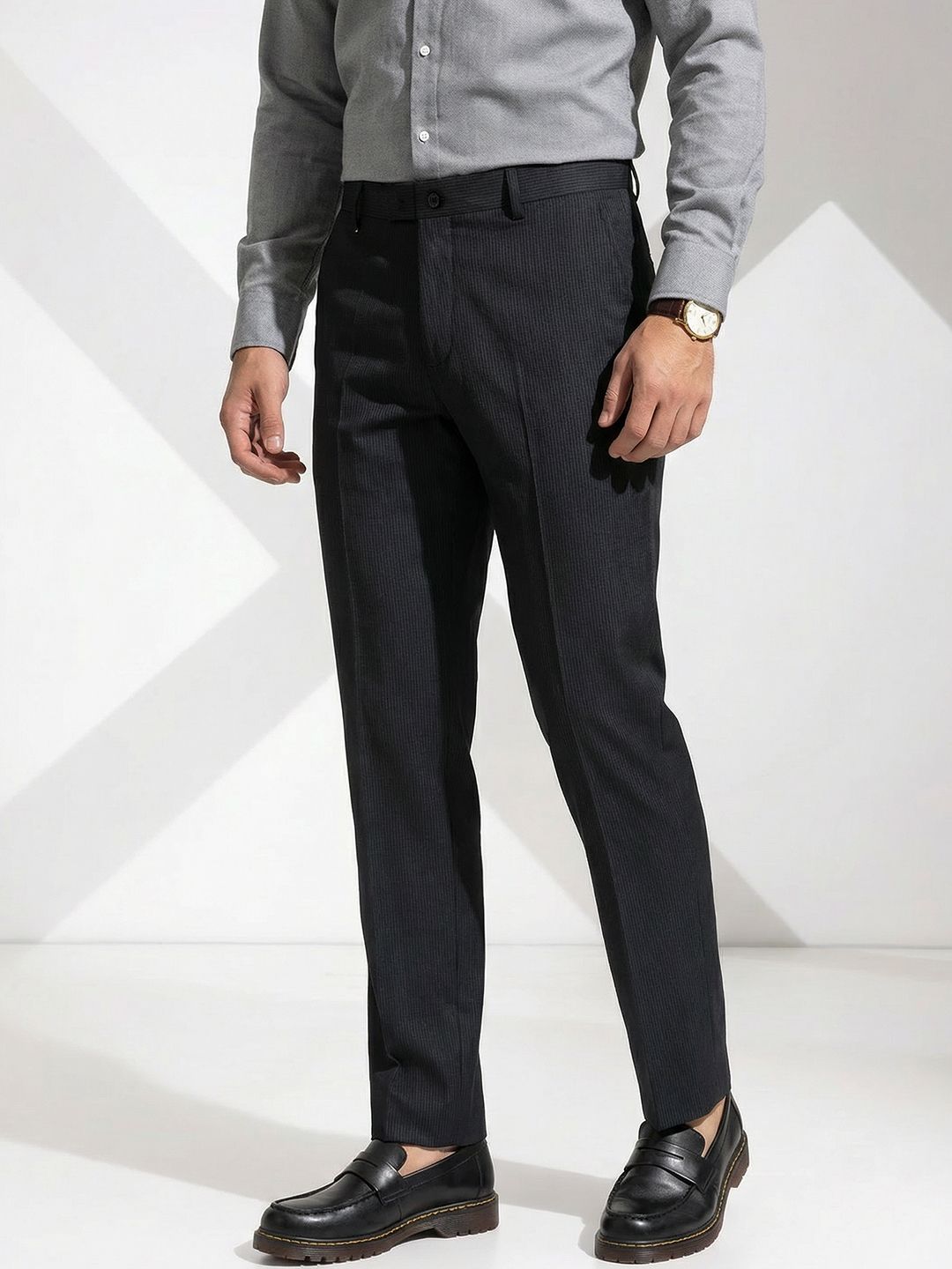 INVICTUS Men Flat-Front Formal Trousers-picture-29