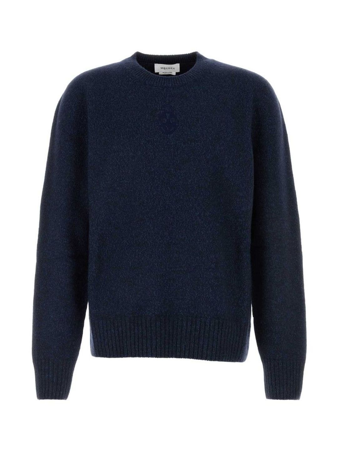 Alexander McQueen Navy Blue Skull Sweater-picture-50