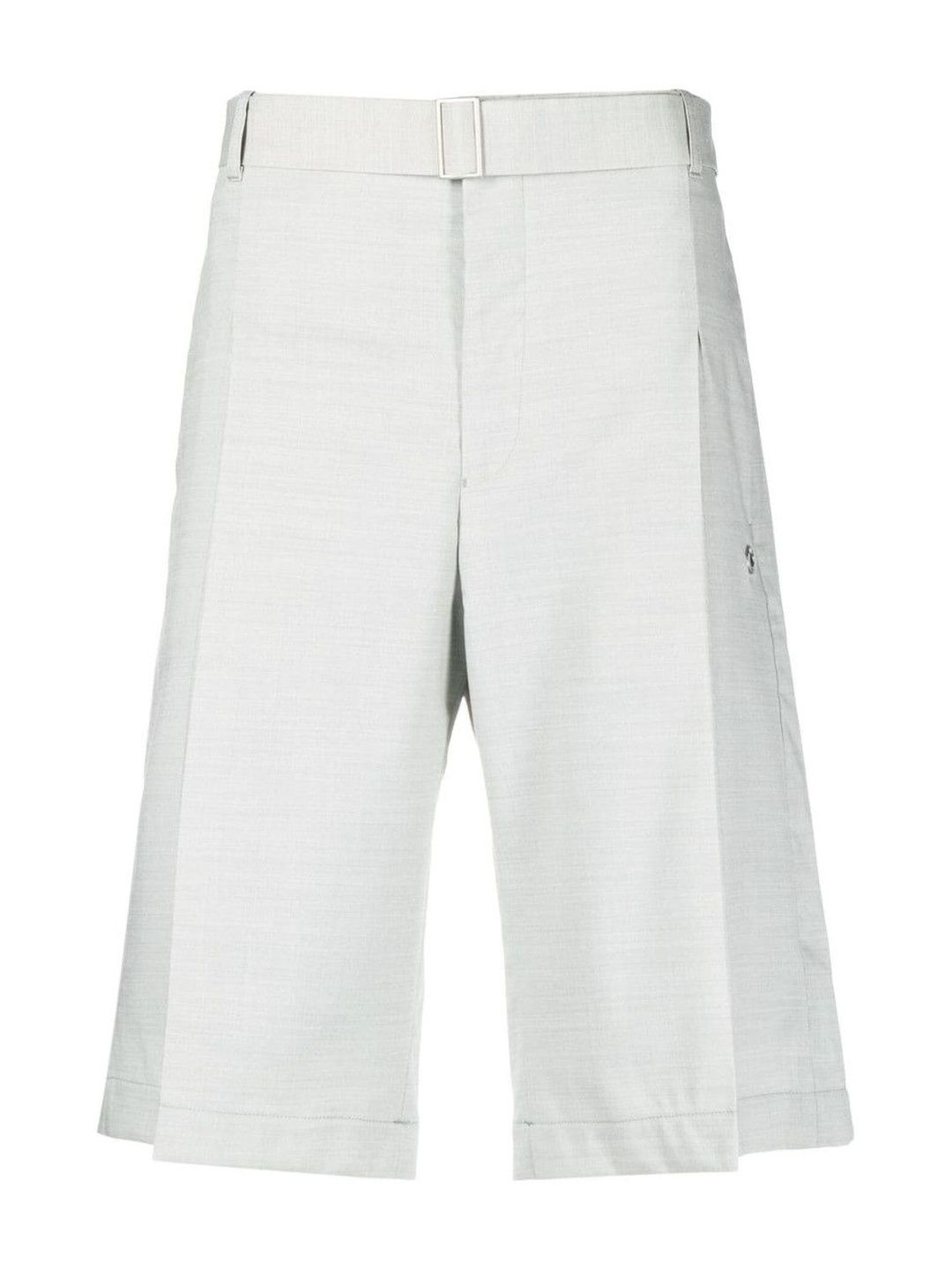 Etudes Grey Pleated Wide-Leg Shorts-picture-18
