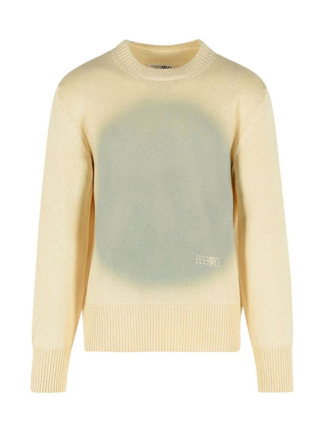 MM6 Maison Margiela Yellow Knitted Sweater-picture-25