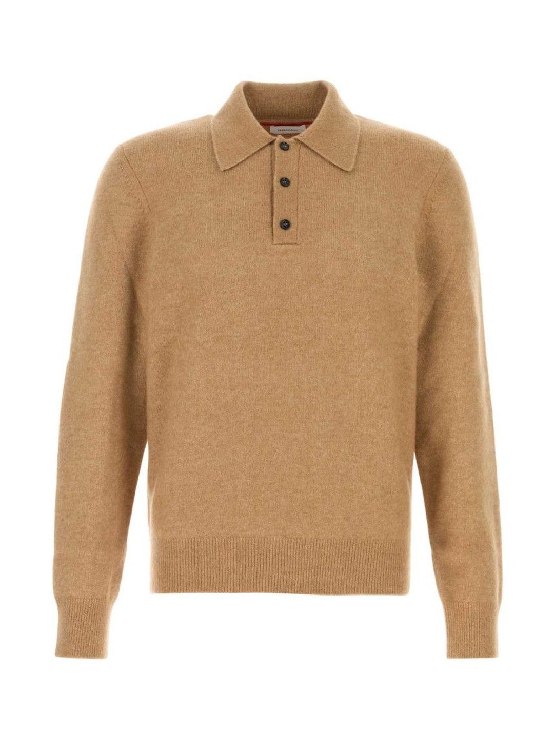 Ferragamo Brown Knitted Polo Shirt-picture-20