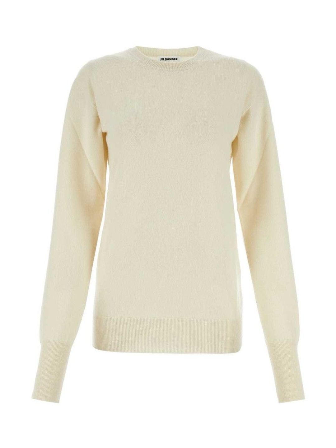 Jil Sander White Crewneck Sweater-picture-21