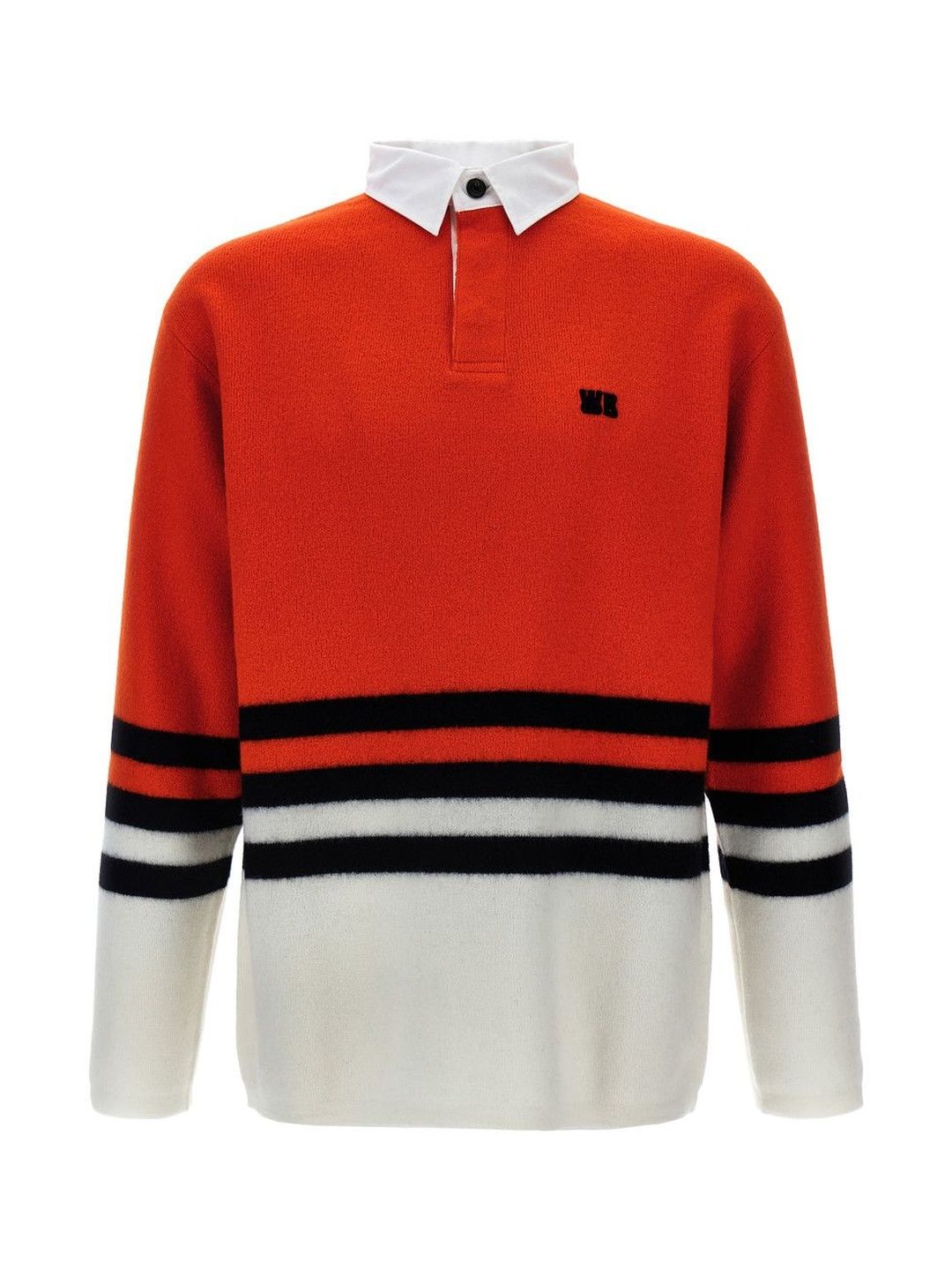 wales bonner Red Striped Polo Shirt-picture-45