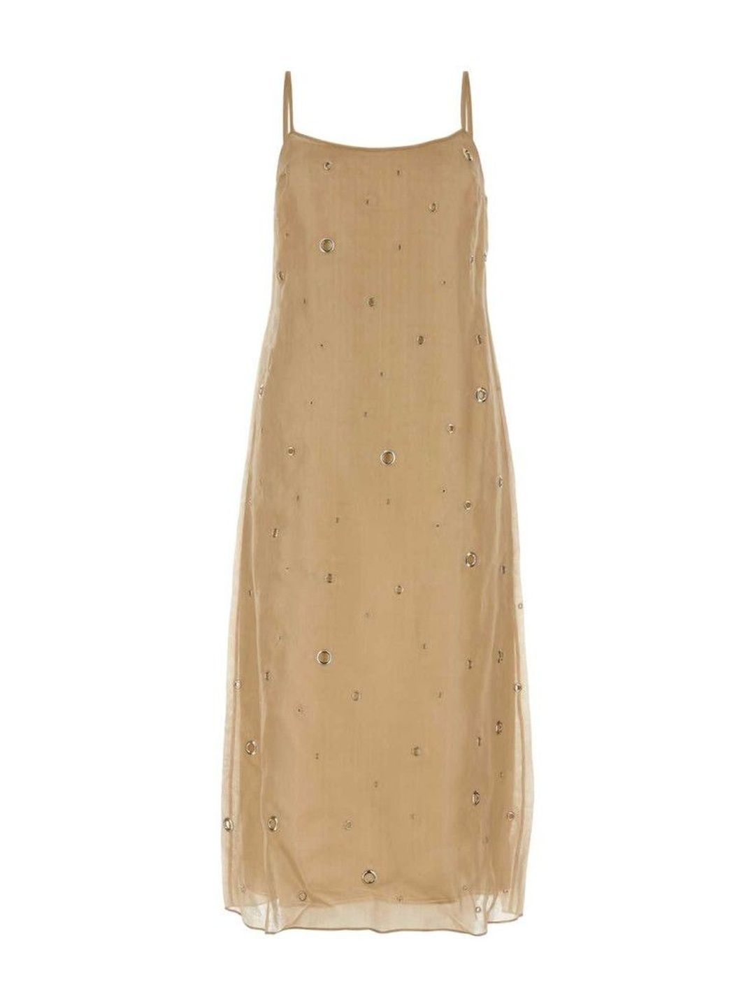 Prada Beige Organza Dress-picture-15
