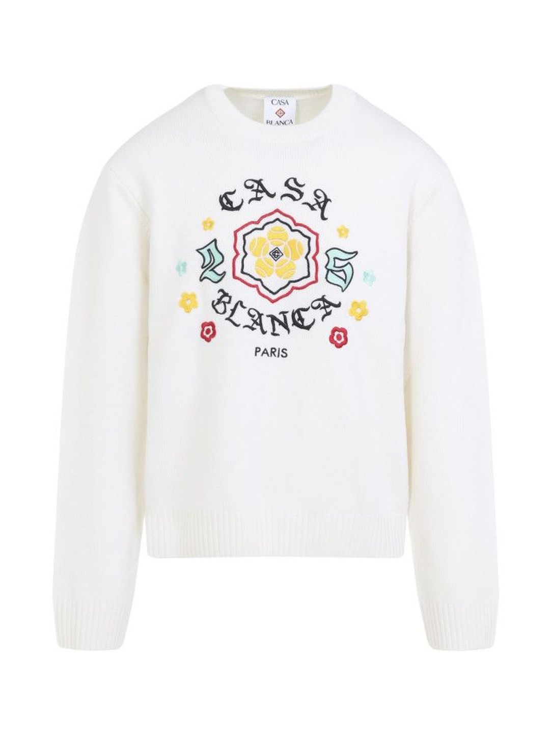 Casablanca Ivory Wool Sweater-picture-15