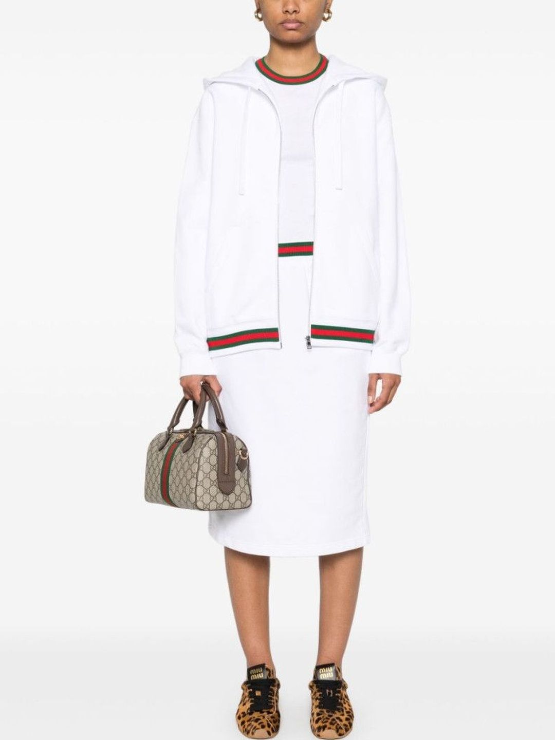 Gucci White Cotton Jersey Sweatshirt-picture-14