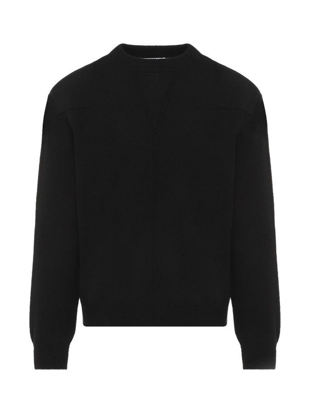 Jil Sander Black Wool-Blend Pullover-image-12