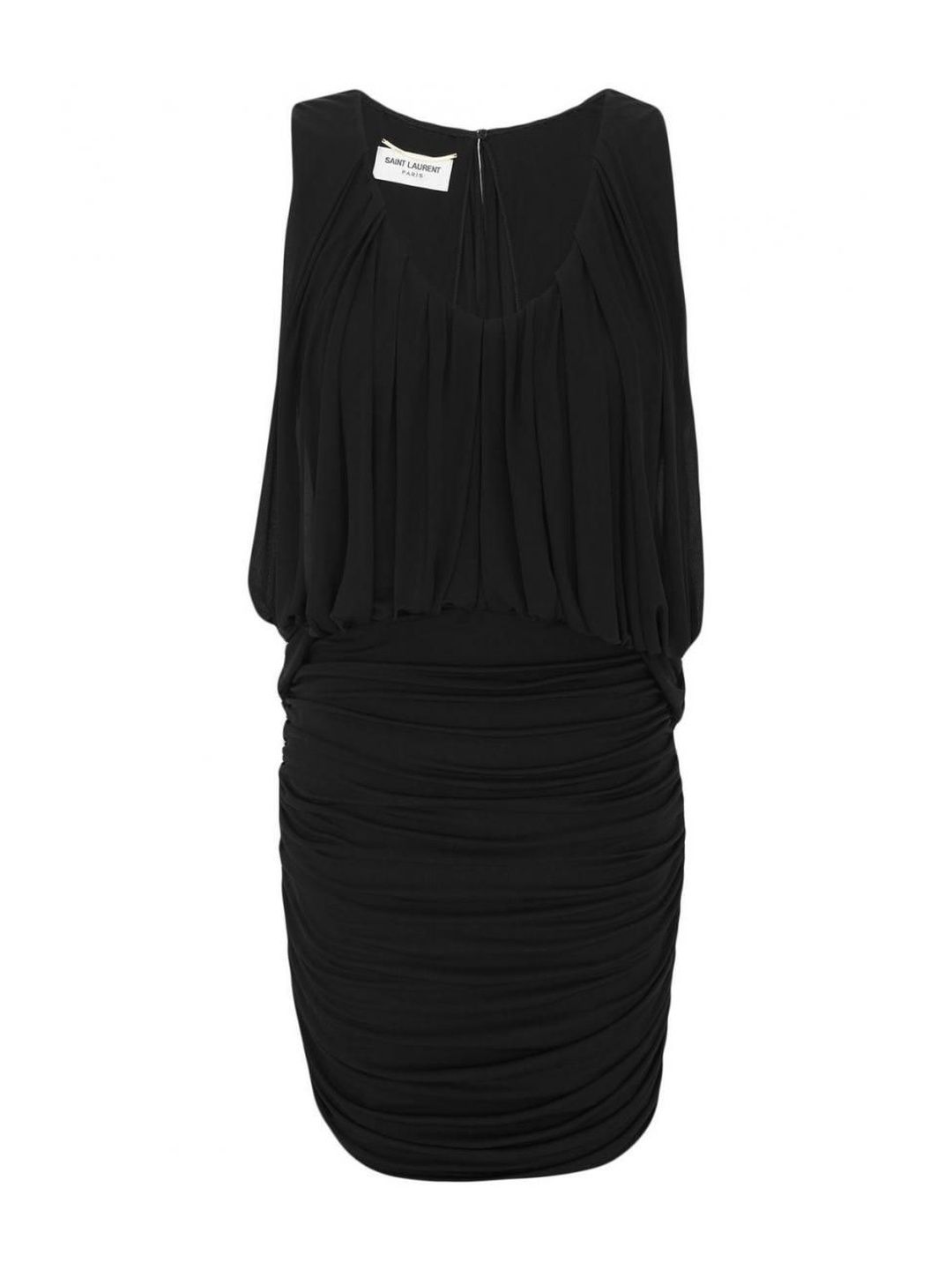 Saint Laurent Black Short Jersey Dress-picture-29