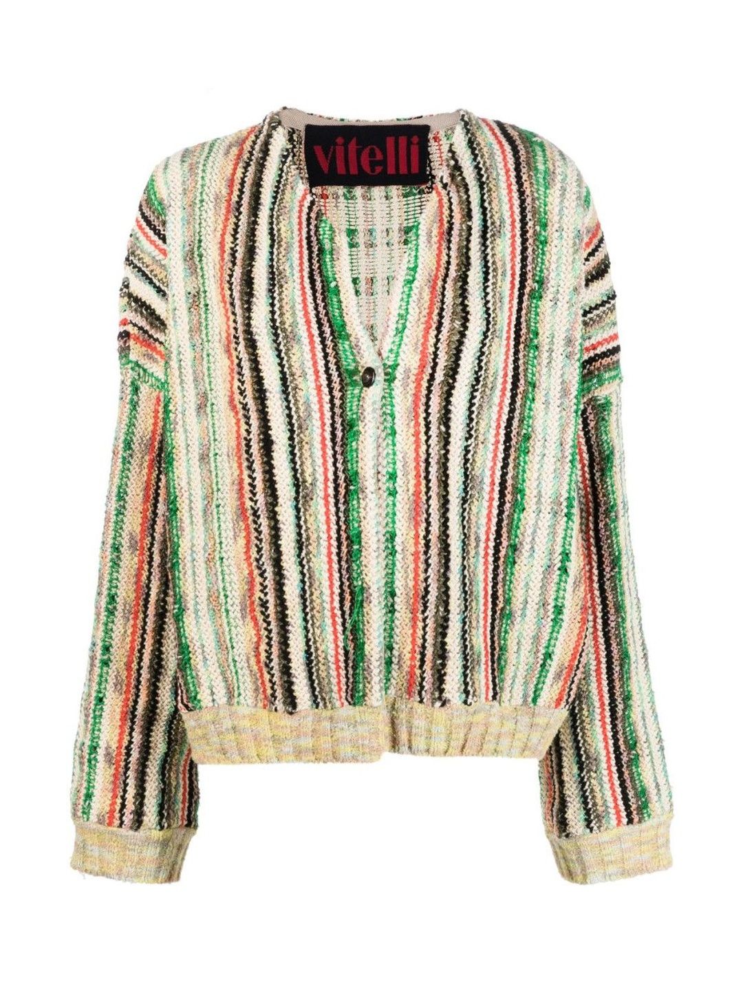 Vitelli Multicolor Linen Blend Cotton Cardigan-picture-29