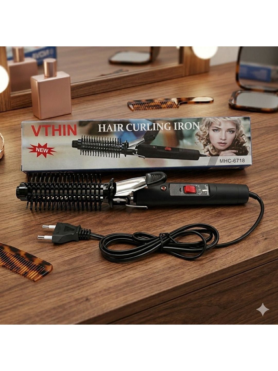 VTHIN Hair Curling Iron With Detachable Brush - MHC-471-picture-34